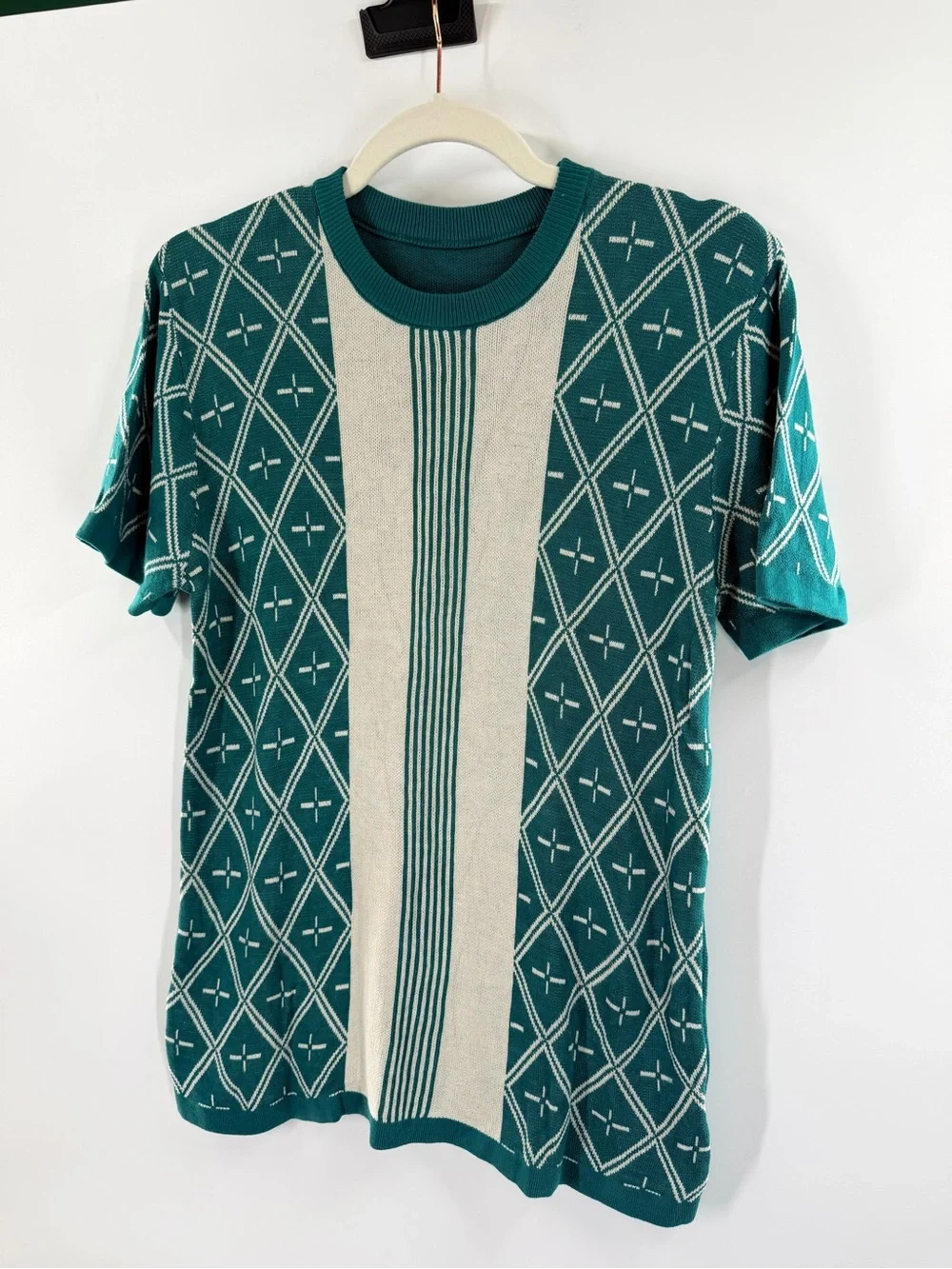 EUC Nitagut Striped & Geo Pattern Sweater